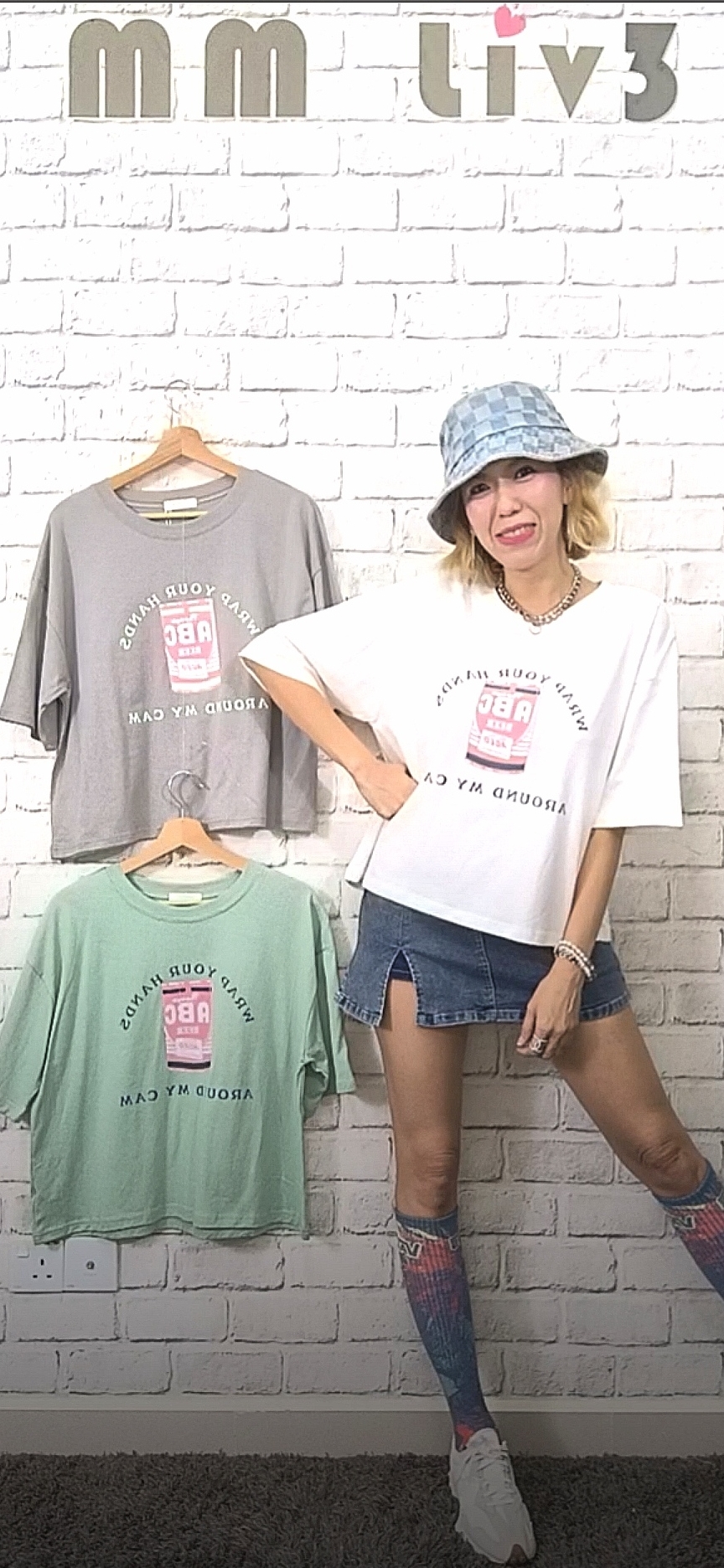 #️⃣2384 RM69 🇰🇷Made in Korea 韓國ABC罐頭T shirt 👉B:120cm👈