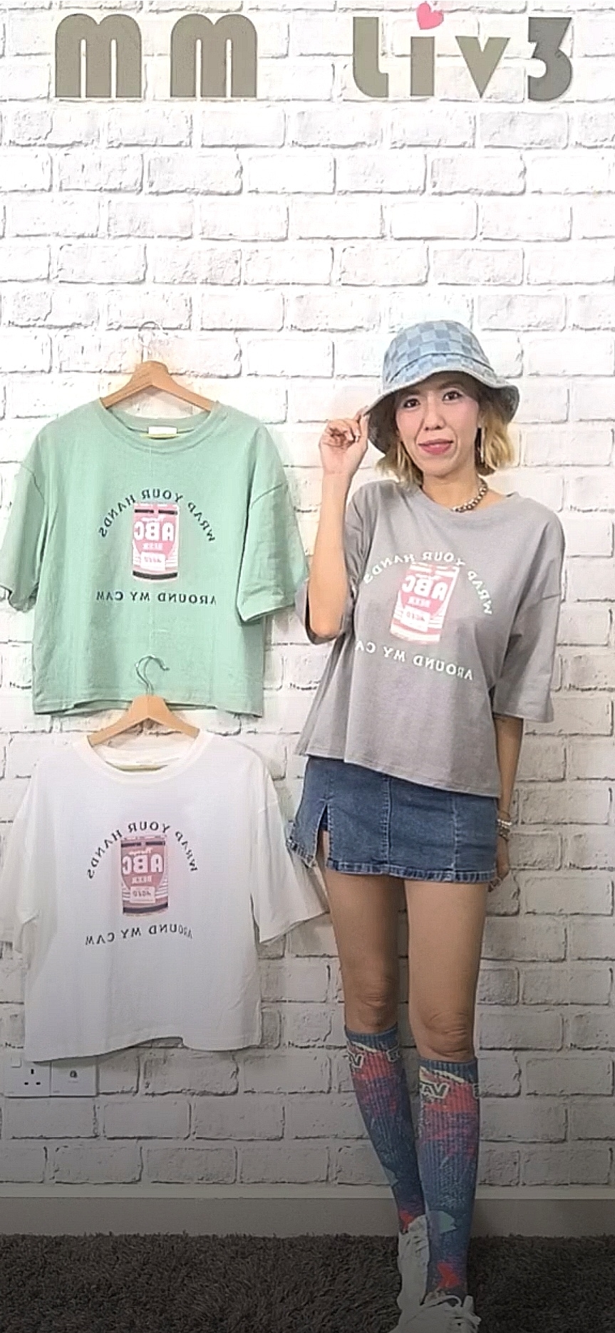 #️⃣2384 RM69 🇰🇷Made in Korea 韓國ABC罐頭T shirt 👉B:120cm👈