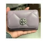 [S] TORY BURCH QUILTED BI-FOLD WALLET,CATMINT, 145348-519 (STB367)