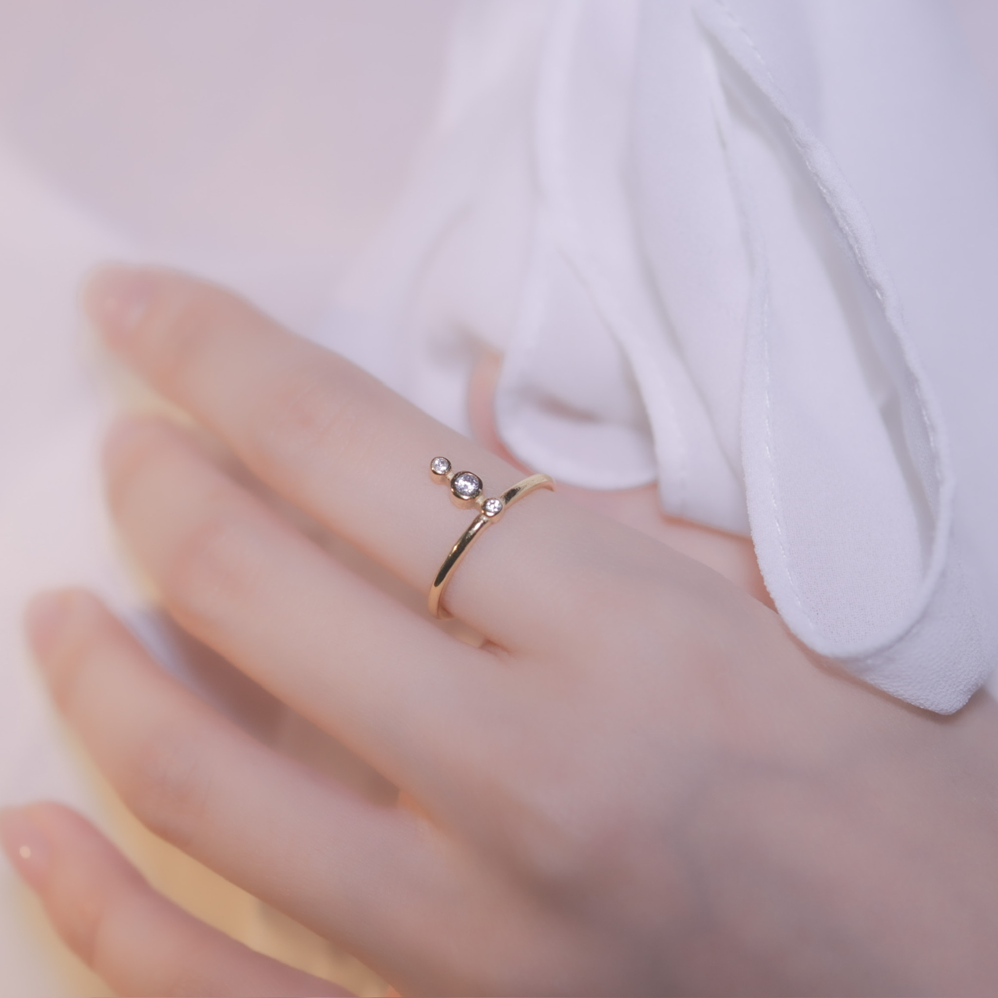 | 925純銀 | 卵石蛋糕戒指  | RI0031 |