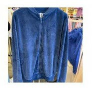 [S] MOSCHINO UNDERWEAR HOODIE JACKET WITH POCKET,BLUE, 1T17188130-290 (SM488)