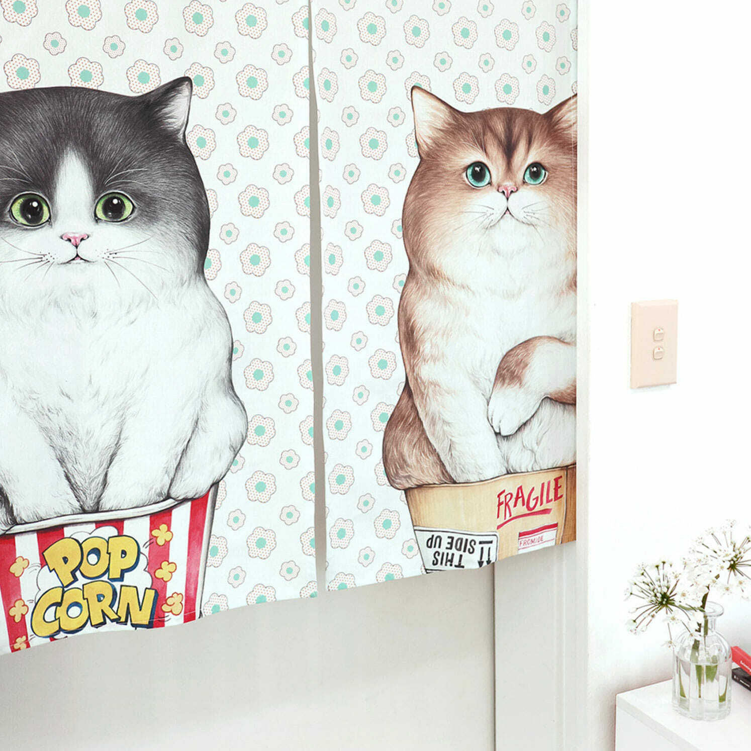 好朋友門簾布(一幅)【版權布】4號