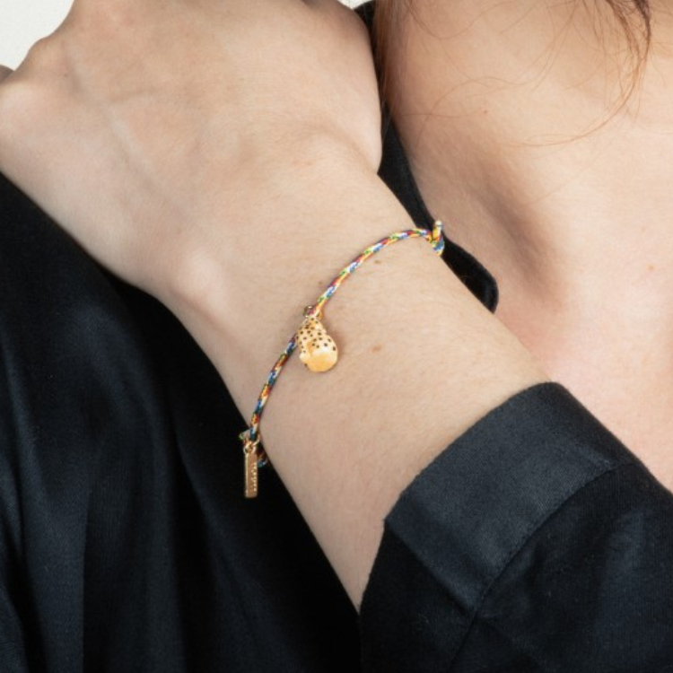 迷你美洲豹多彩幸運繩手環