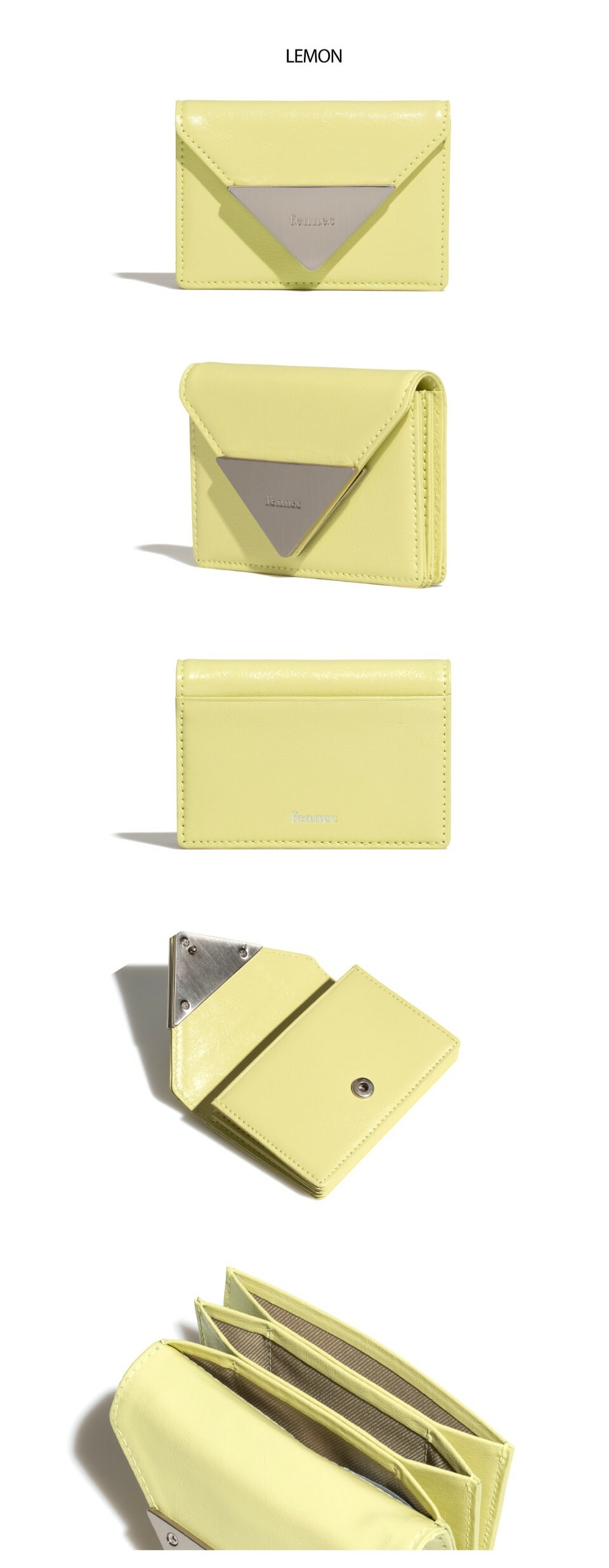 Fennec】 CRINKLE TRIANGLE ACCORDION POCKET (HA303)