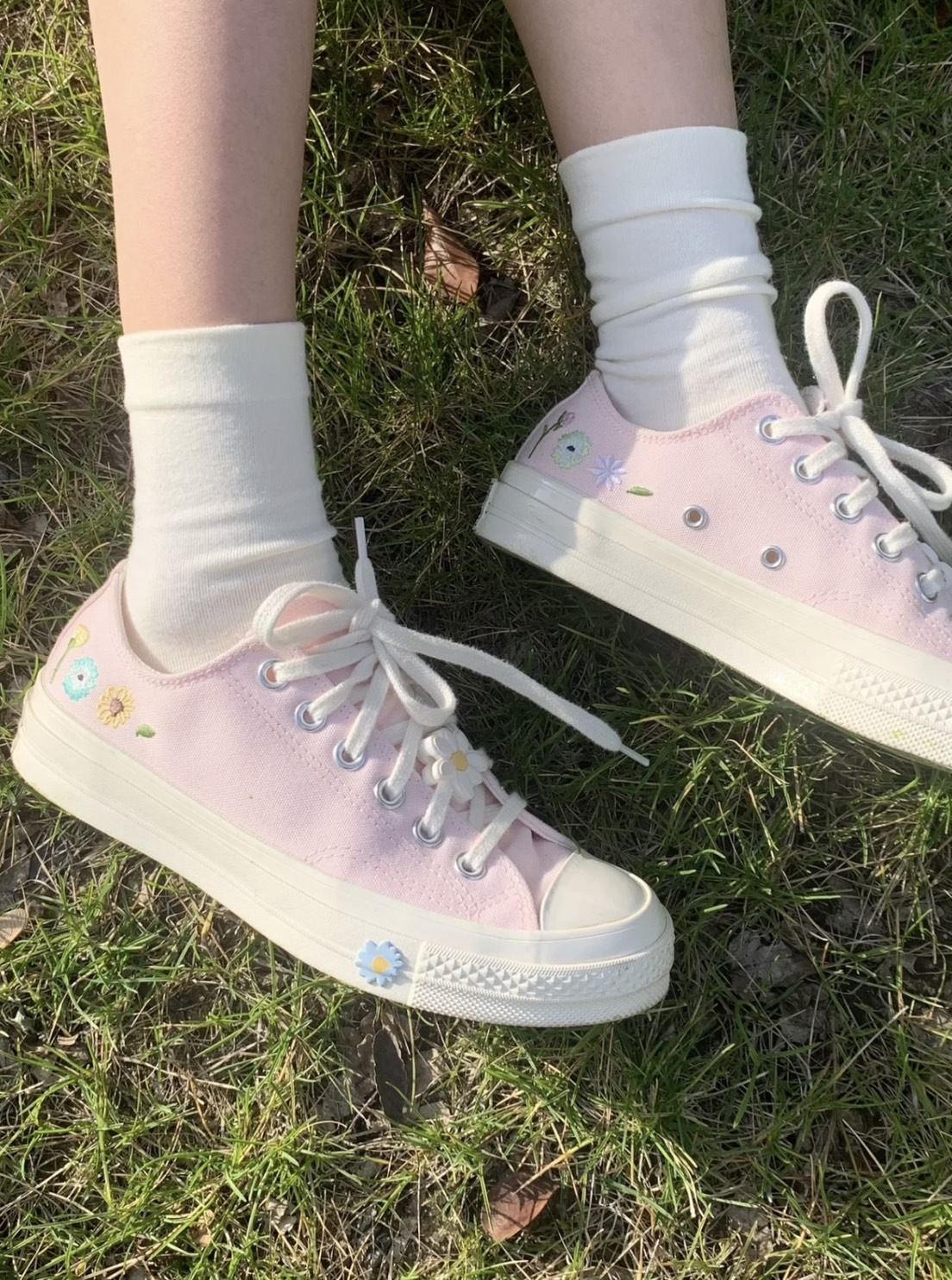 Converse Chuck 70 1970 夏日花花刺繡 粉紫(A06072C)