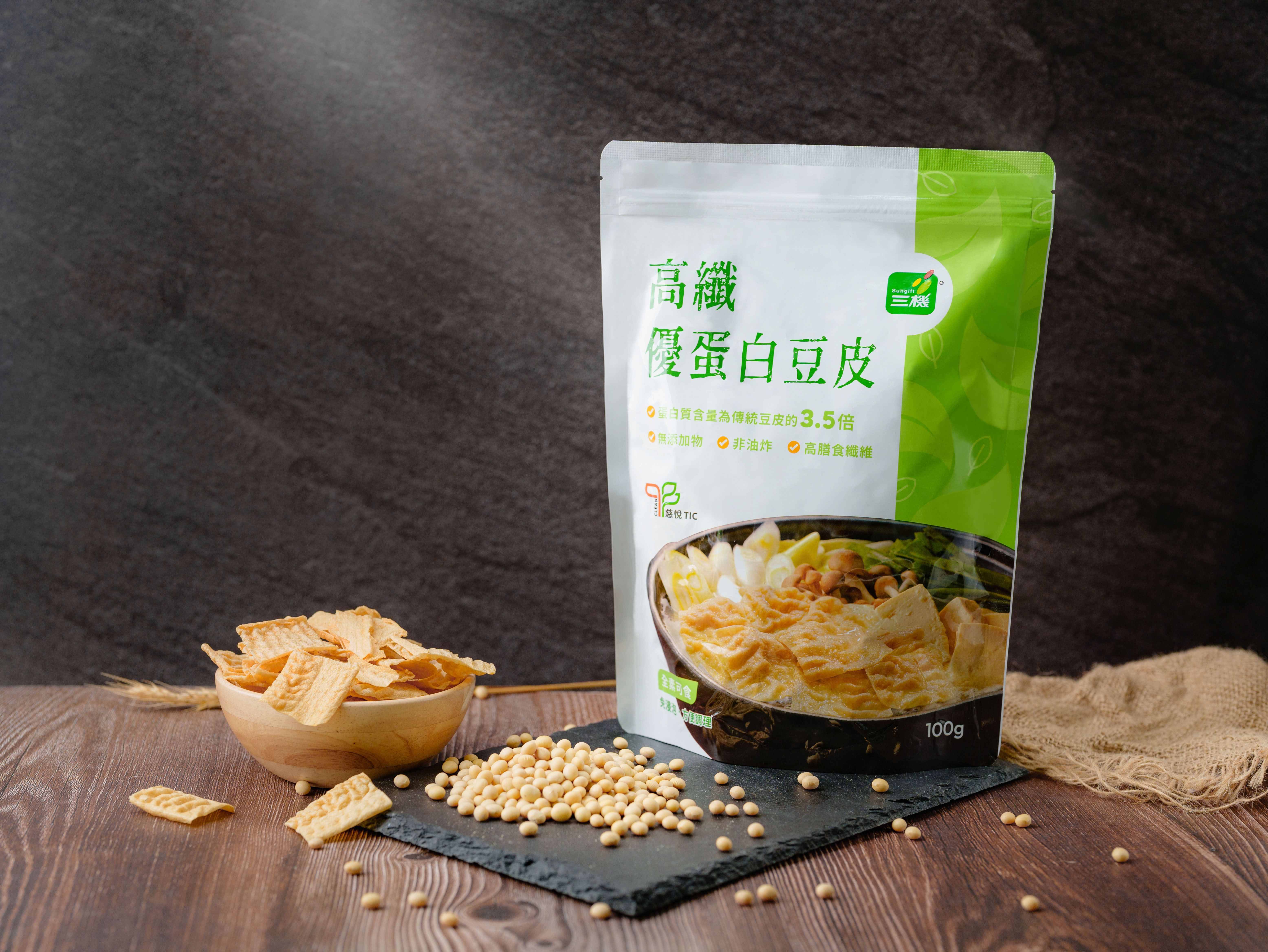 高纖優蛋白豆皮