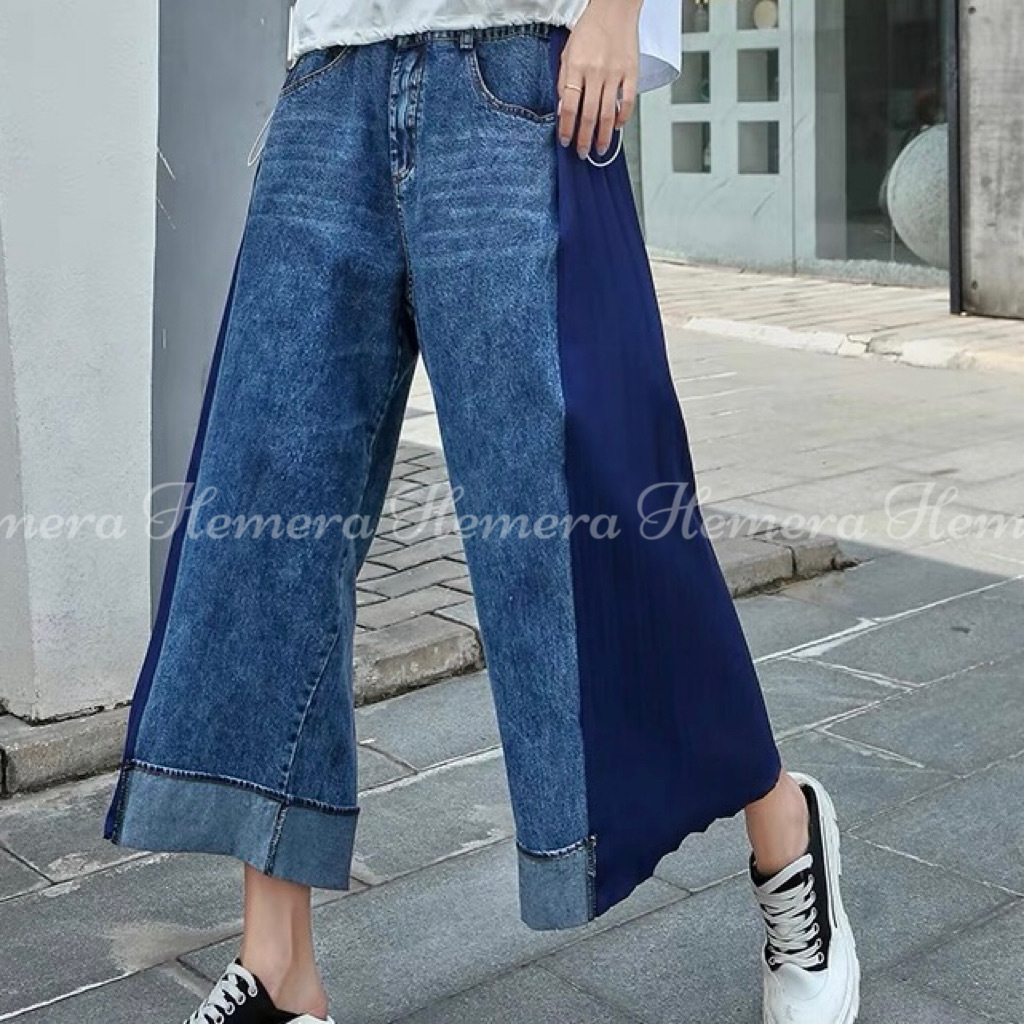 PT23W0513 陰影顯瘦牛仔褲