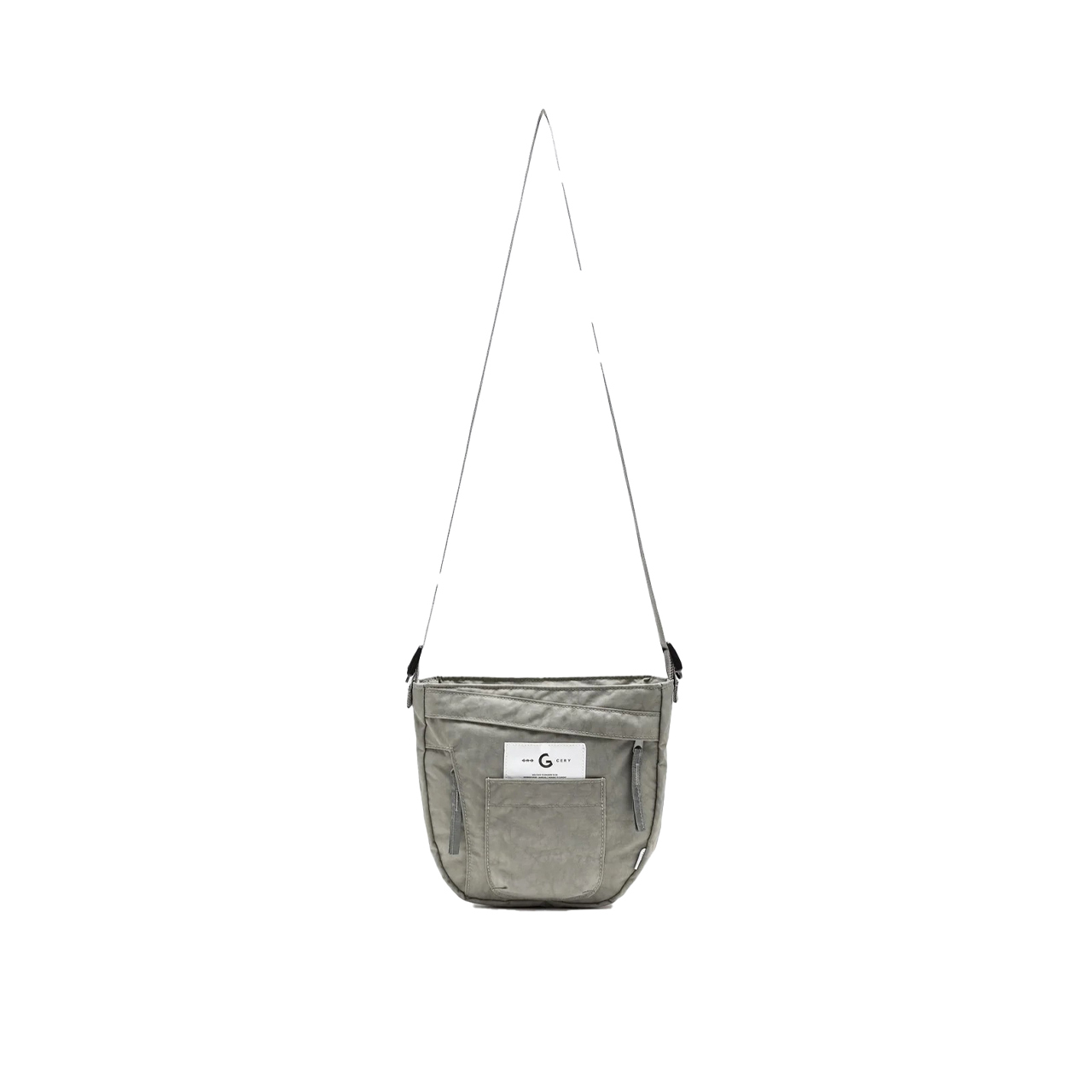 Grocery - BG-001 Multi Pocket Shoulder Bag - Grey