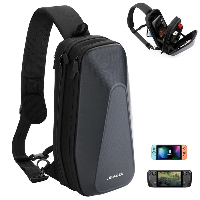 JSAUX Shoulder Bag for Steam Deck and Nintendo Switch