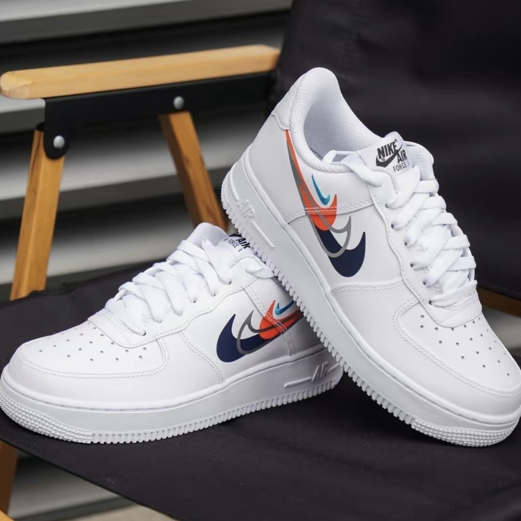 NIKE AIR FORCE 1 純白四疊勾 FJ4226-100