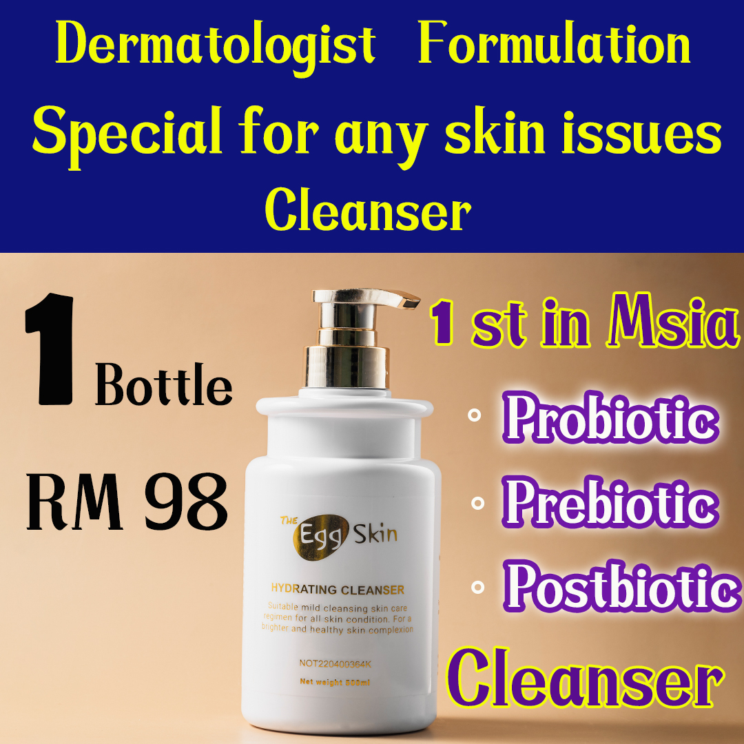 THE EGG SKIN CLEANSER Eczema Psoriasis Antibacterial Se