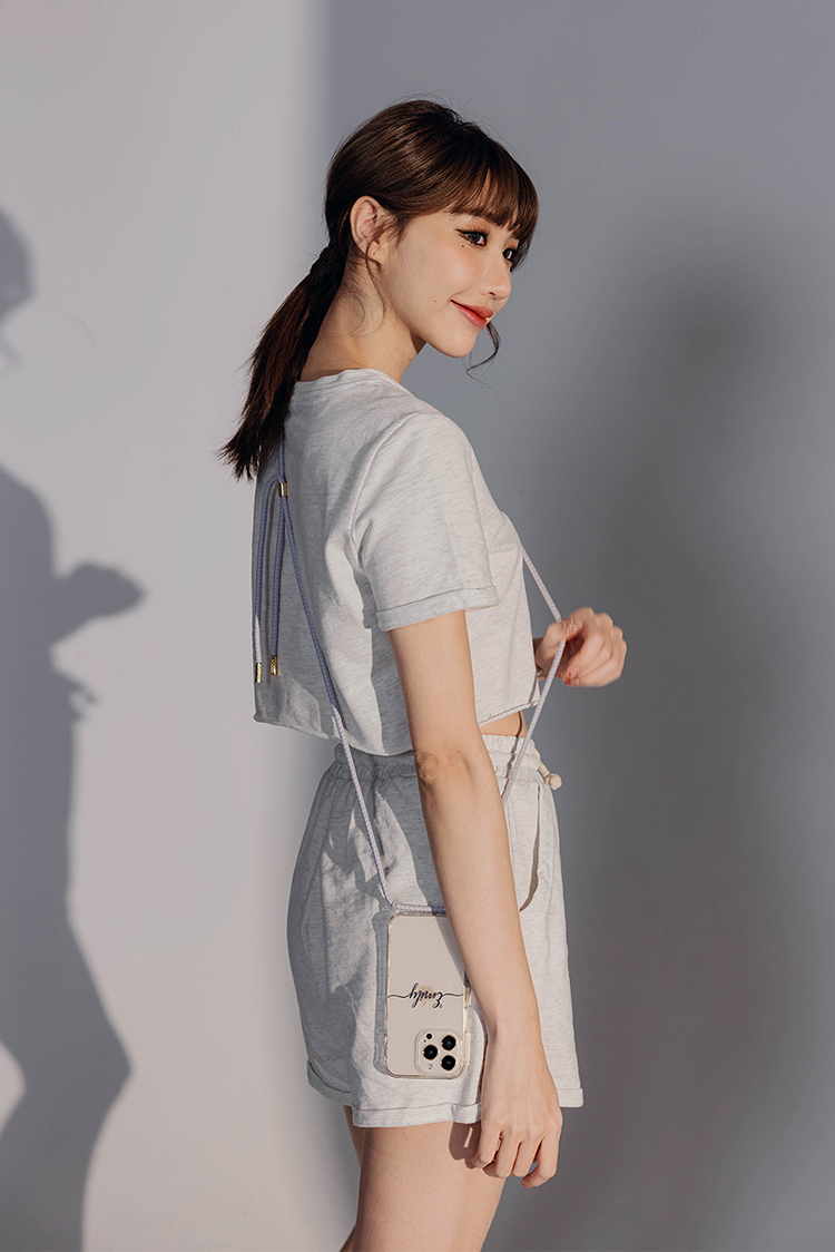 自己簽名 - (客製化) iPhone透明掛繩手機殼