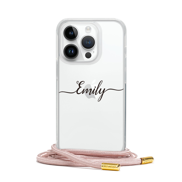 自己簽名 - (客製化) iPhone透明掛繩手機殼