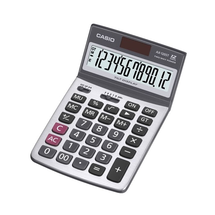 限量特價🌟Casio 計數機 AX-120ST (12位) (可調教螢幕角度)