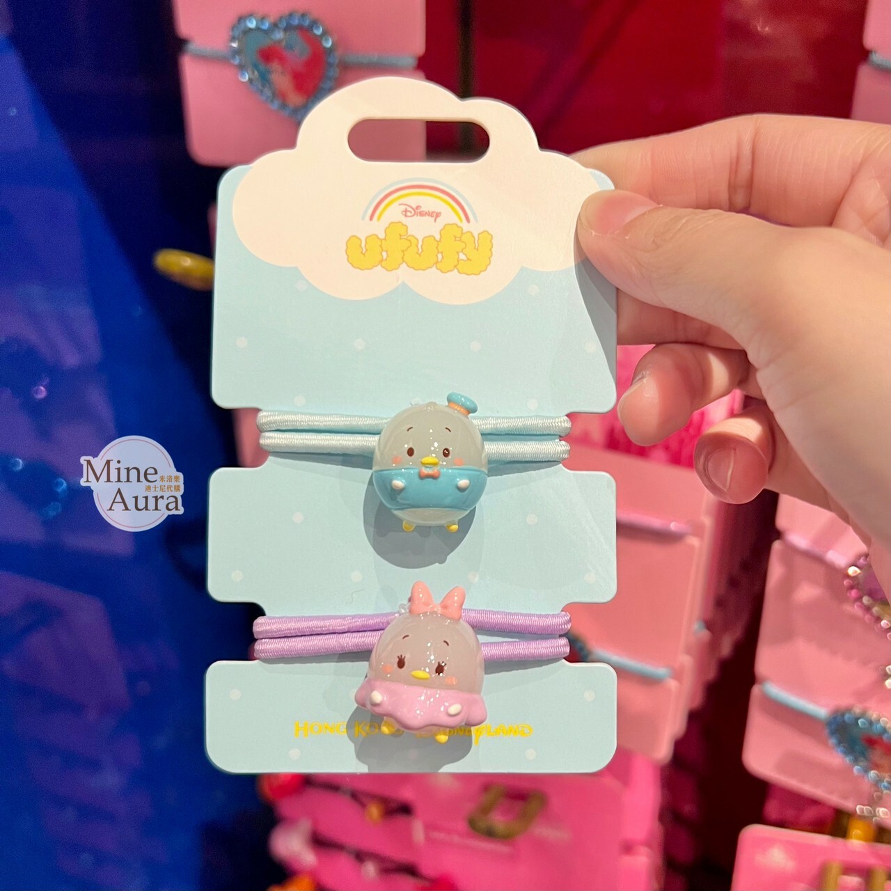 Ufufy 唐老鴨 Donald 黛西 Daisy 髮束 2入組 -香港迪士尼樂園