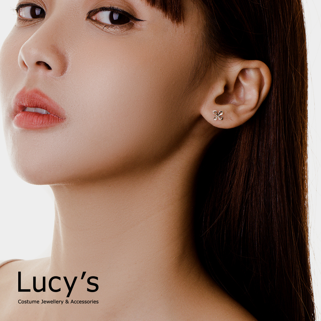 *925純銀〔輕銀系列〕繁花 耳環 (106635)