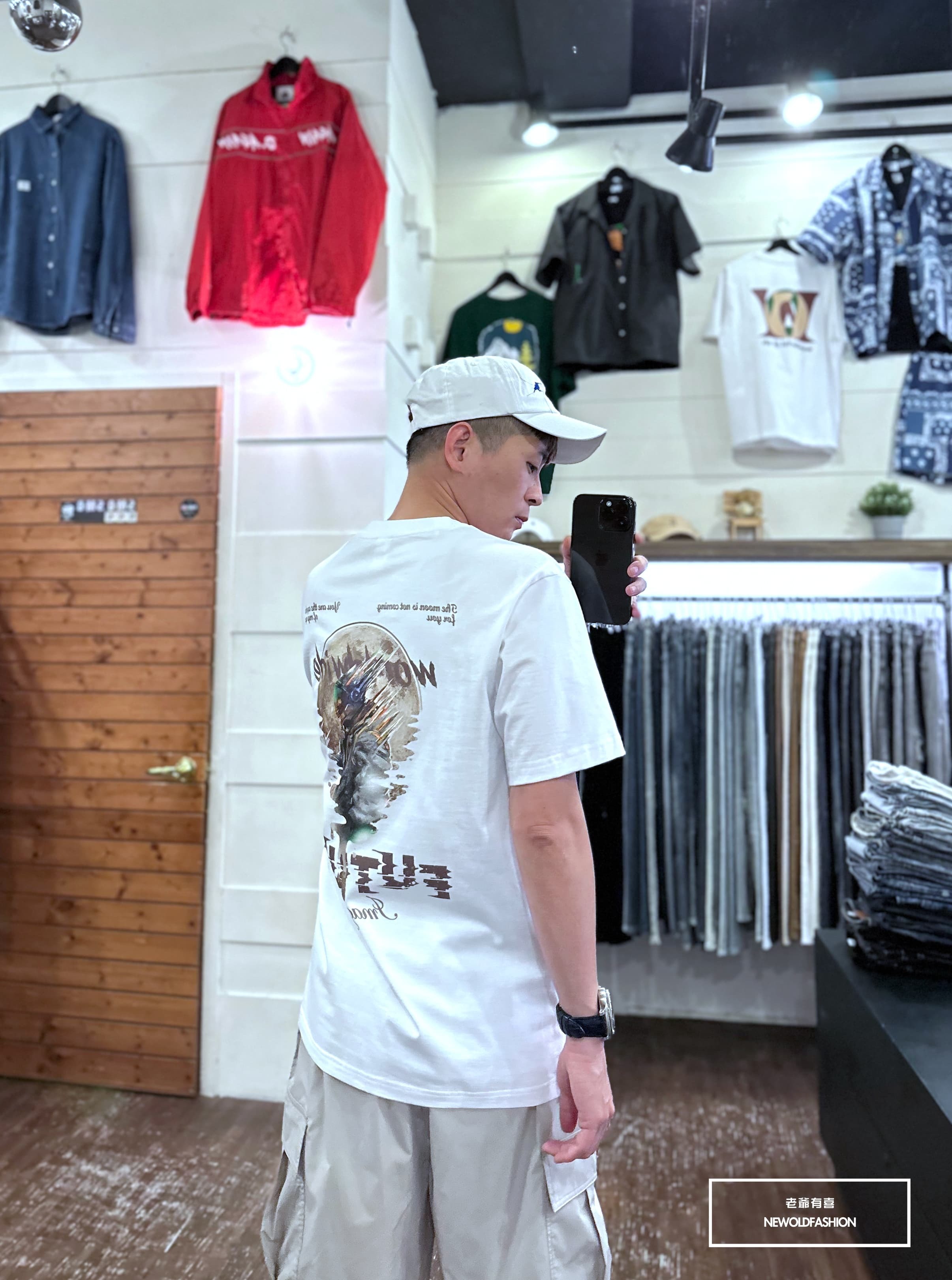 『新品上市』重磅Future異形鋼鐵人短T(NOF23052570)-白