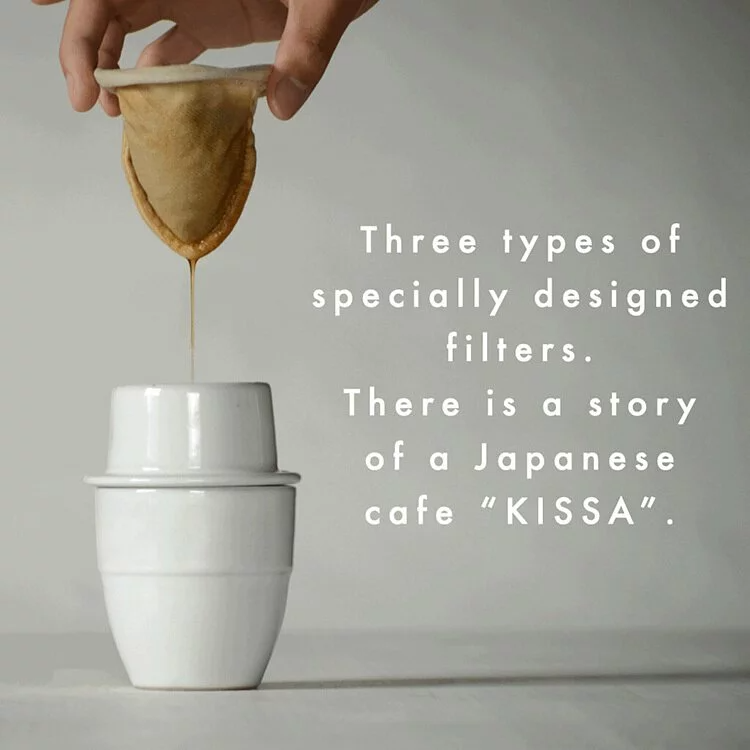 日本製 suzugama 濾布及陶瓷咖啡杯迷你手沖套裝