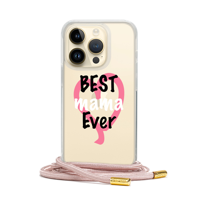 粉刷愛心 - (客製化) iPhone透明掛繩手機殼