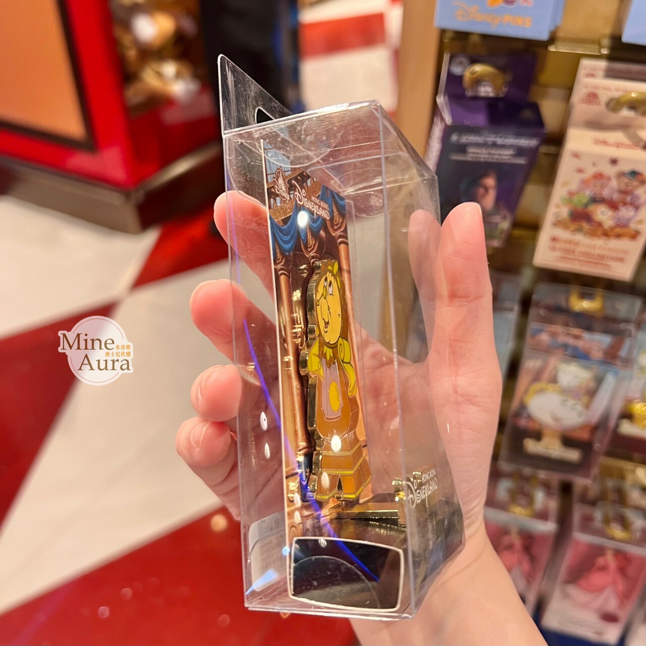 時鐘管家 葛士華 Cogsworth clock 徽章 PIN 美女與野獸 Beauty and the Beast -香港迪士尼樂園
