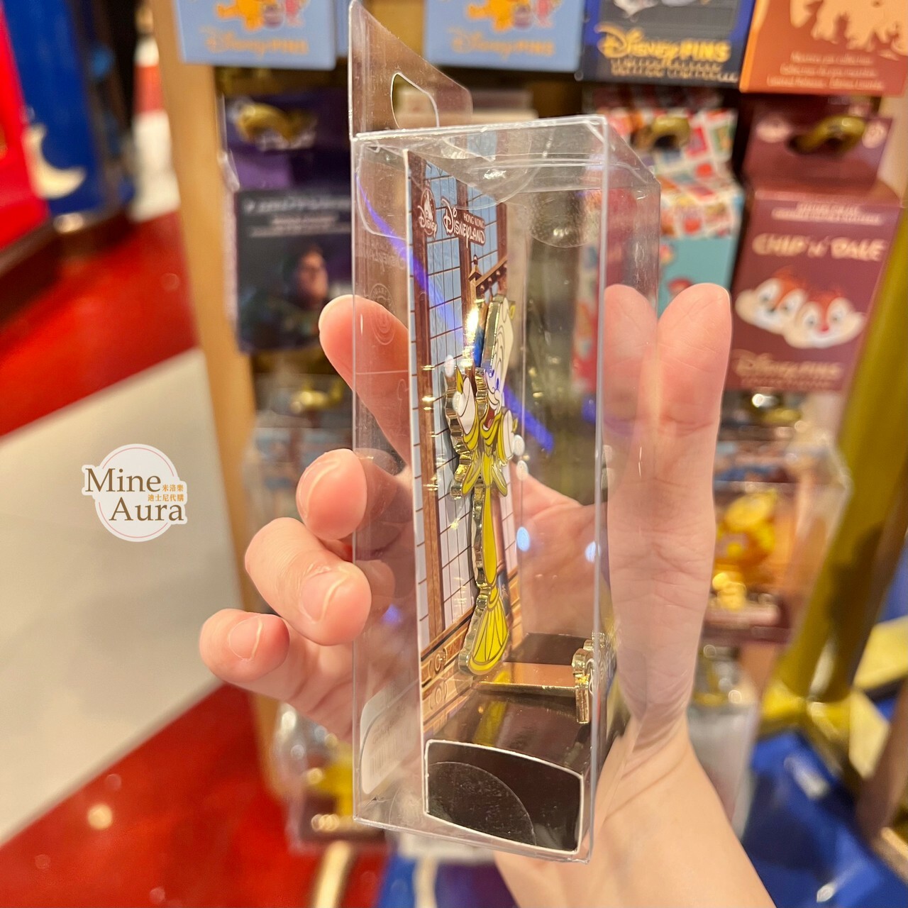 盧米亞 蠟燭 Lumière  徽章 PIN 美女與野獸 Beauty and the Beast -香港迪士尼樂園