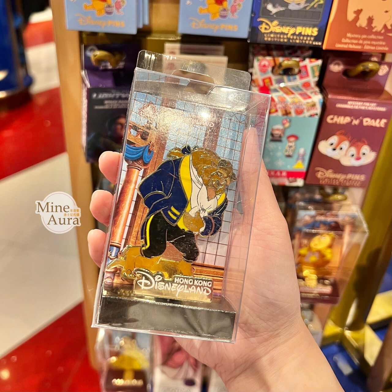 野獸 Beast 亞當王子 徽章 PIN 美女與野獸 Beauty and the Beast -香港迪士尼樂園