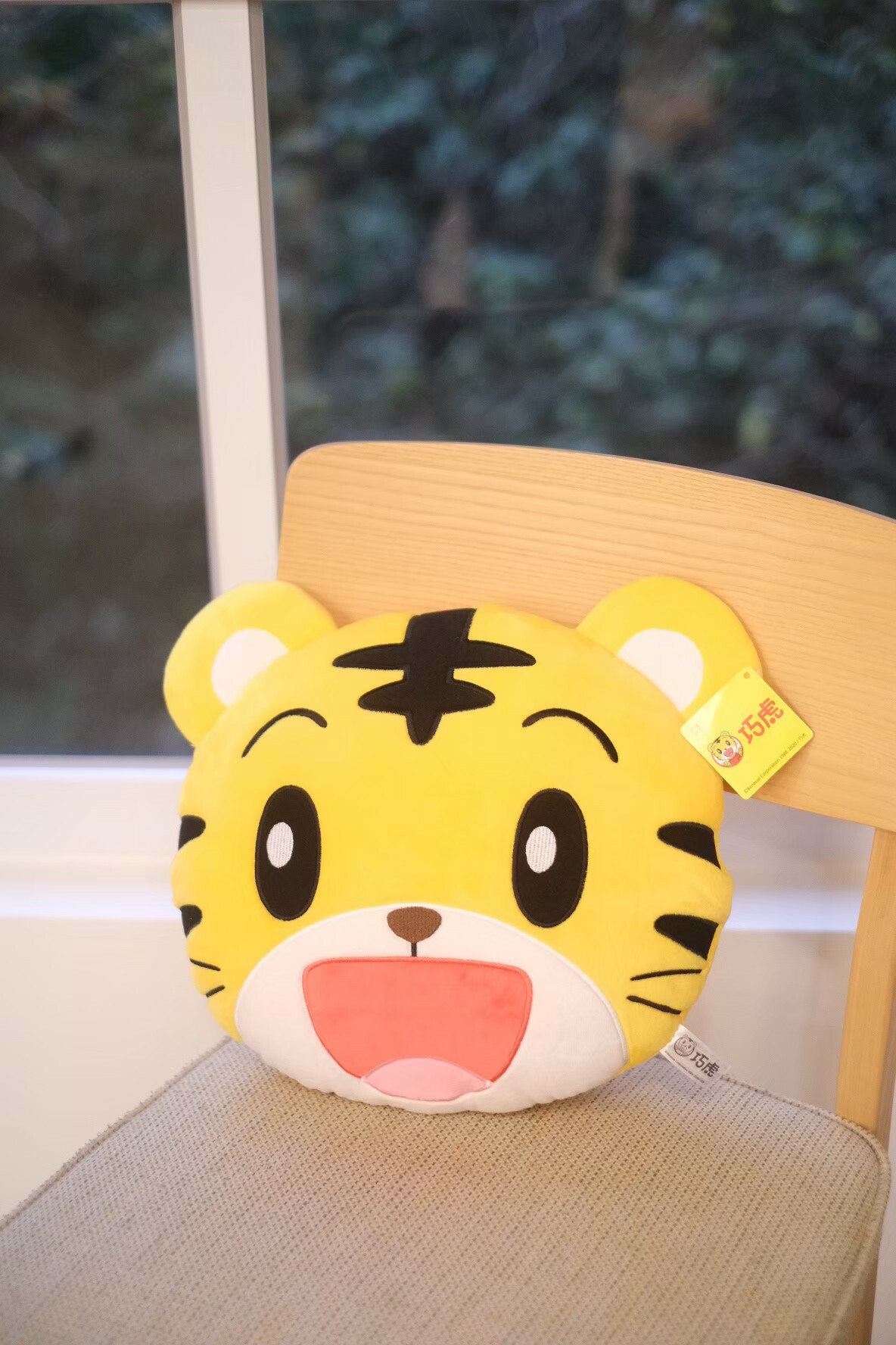 12吋巧虎頭型抱枕