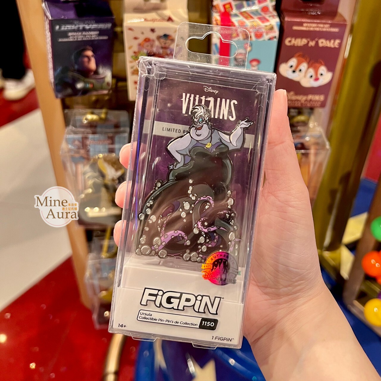 烏蘇拉 Ursula 造型 徽章 PIN 小美人魚 The Little Mermaid -香港迪士尼樂園