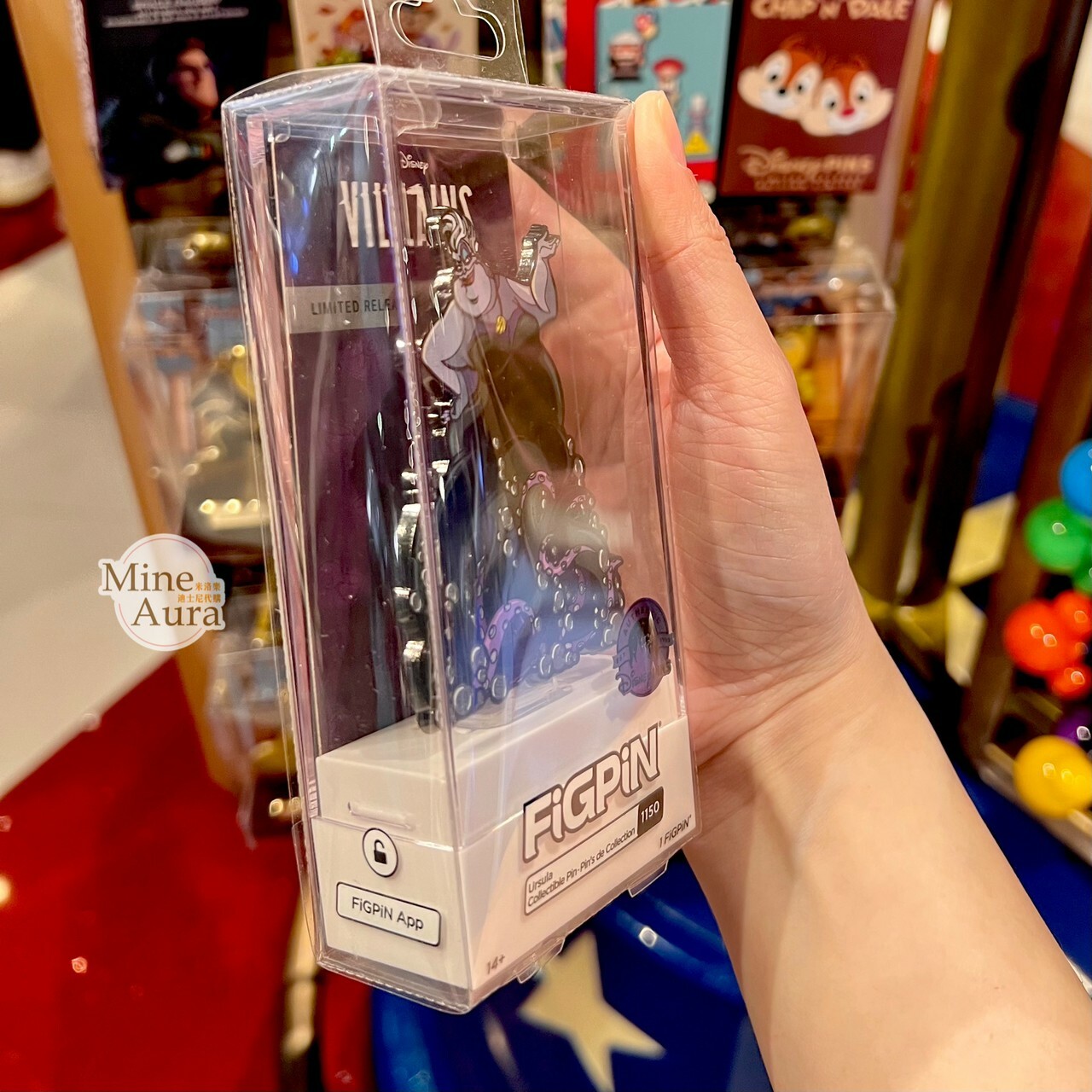 烏蘇拉 Ursula 造型 徽章 PIN 小美人魚 The Little Mermaid -香港迪士尼樂園