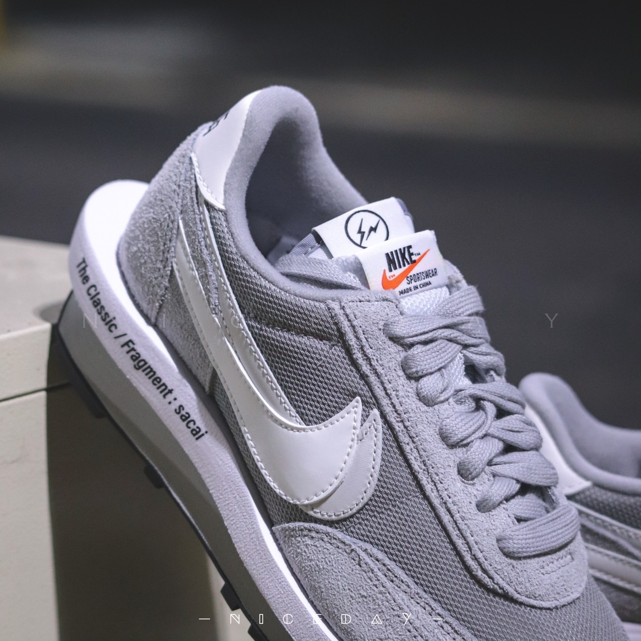 Fragment sacai Nike LD Waffle Light Smoke Grey 28cm DH2684-001-