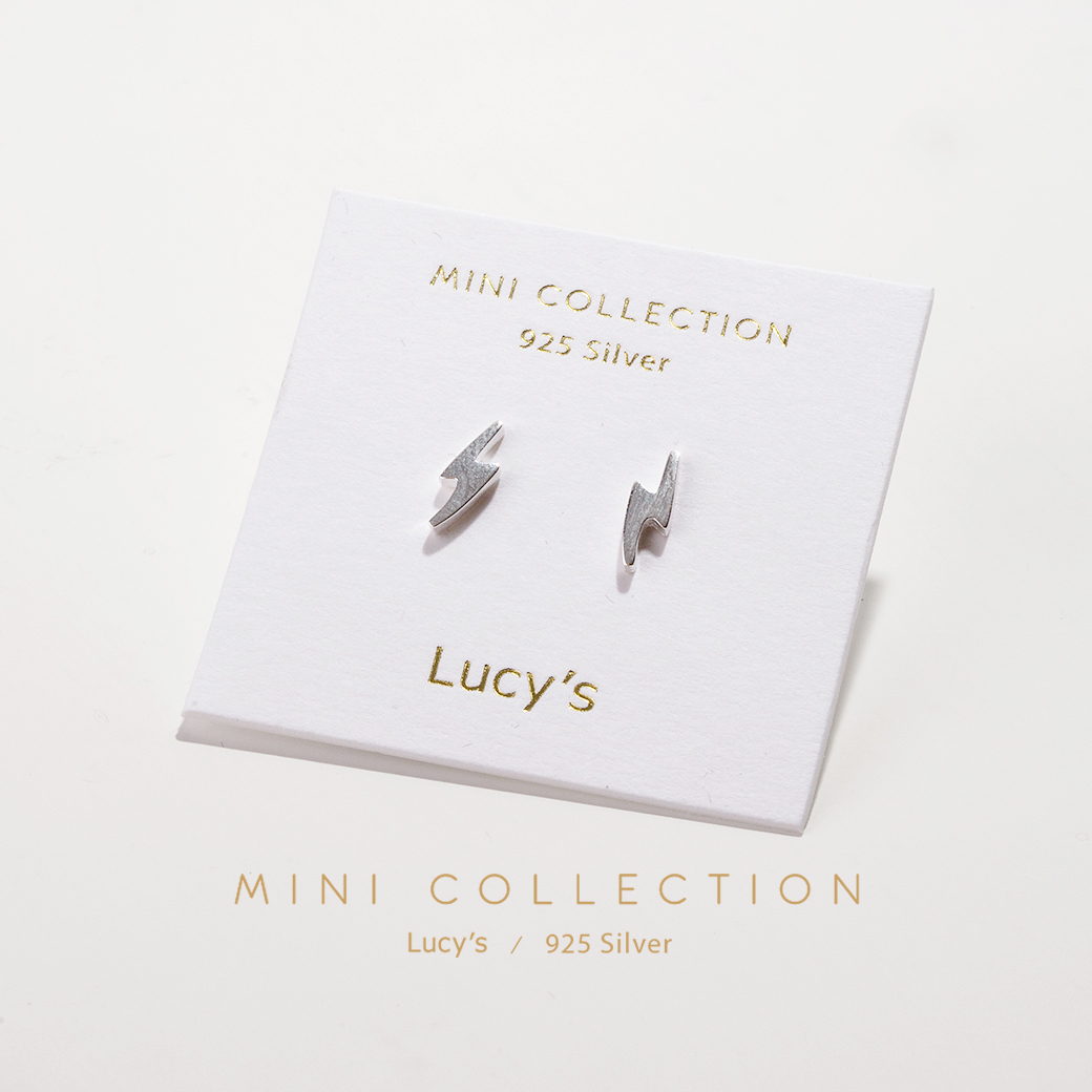 *925純銀〔輕銀系列〕霹靂 耳環 (94857)