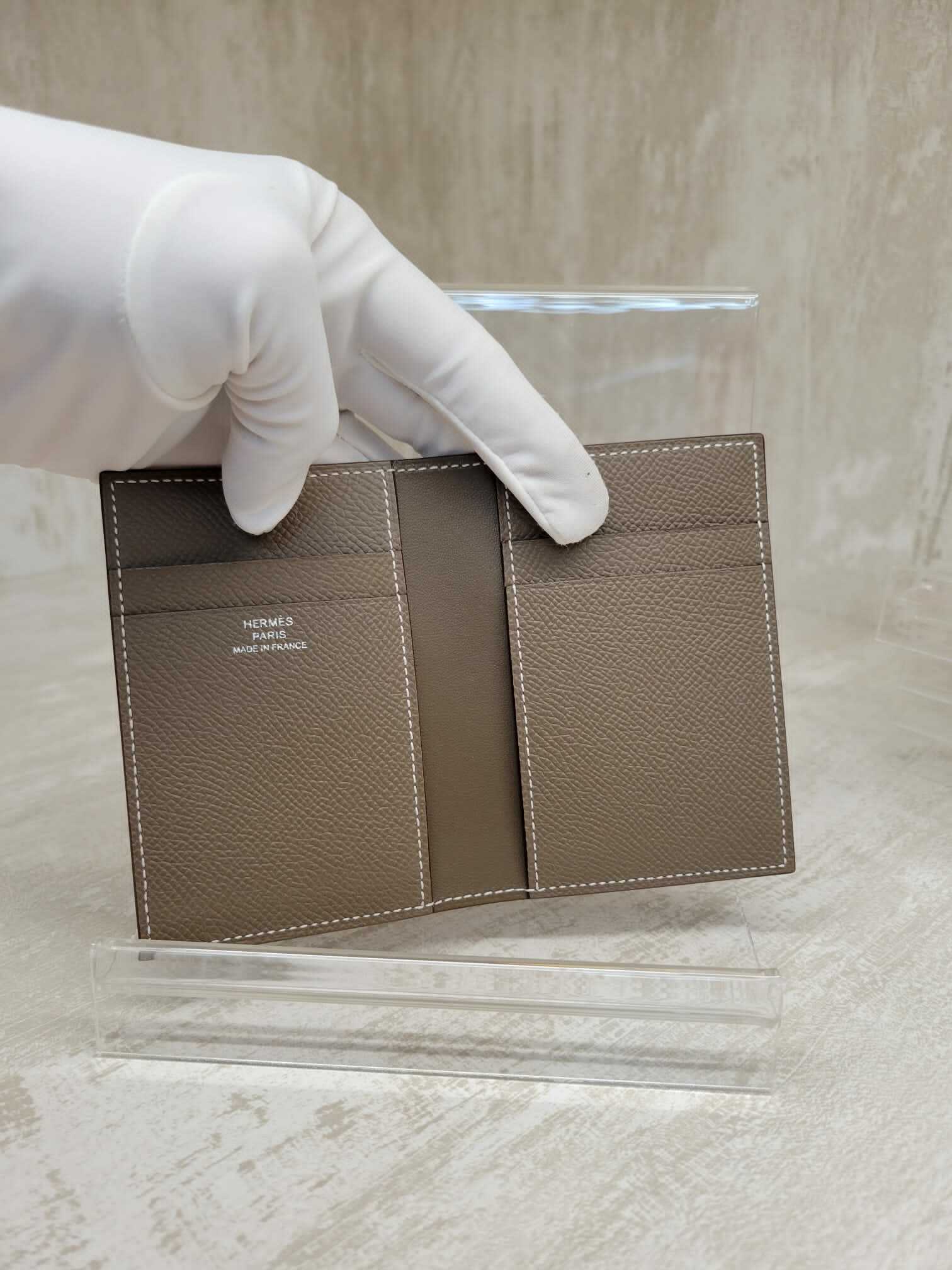 HERMES P-CARTES EUCLIDE 4CC 大象灰EPSOM