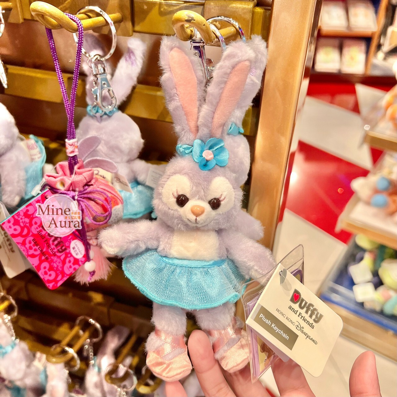 (現貨) 史黛拉露 星黛露 StellaLou 芭蕾舞 裙裝 造型 絨毛 吊飾 鑰匙圈 -香港迪士尼樂園