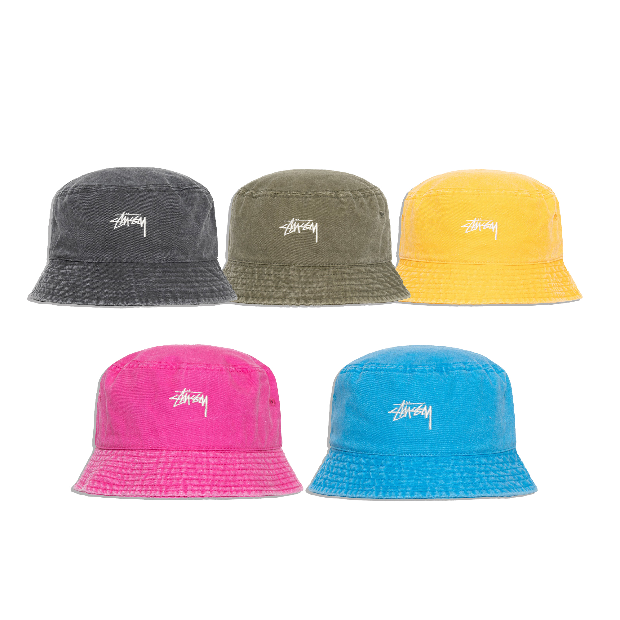 【車庫服飾】Stussy 23SP WASHED STOCK BUCKET HAT