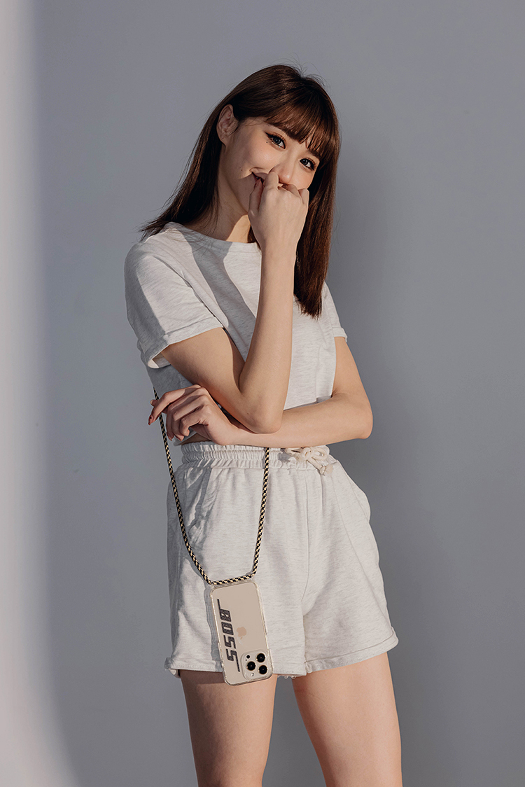 老闆字體 - (客製化) iPhone透明掛繩手機殼