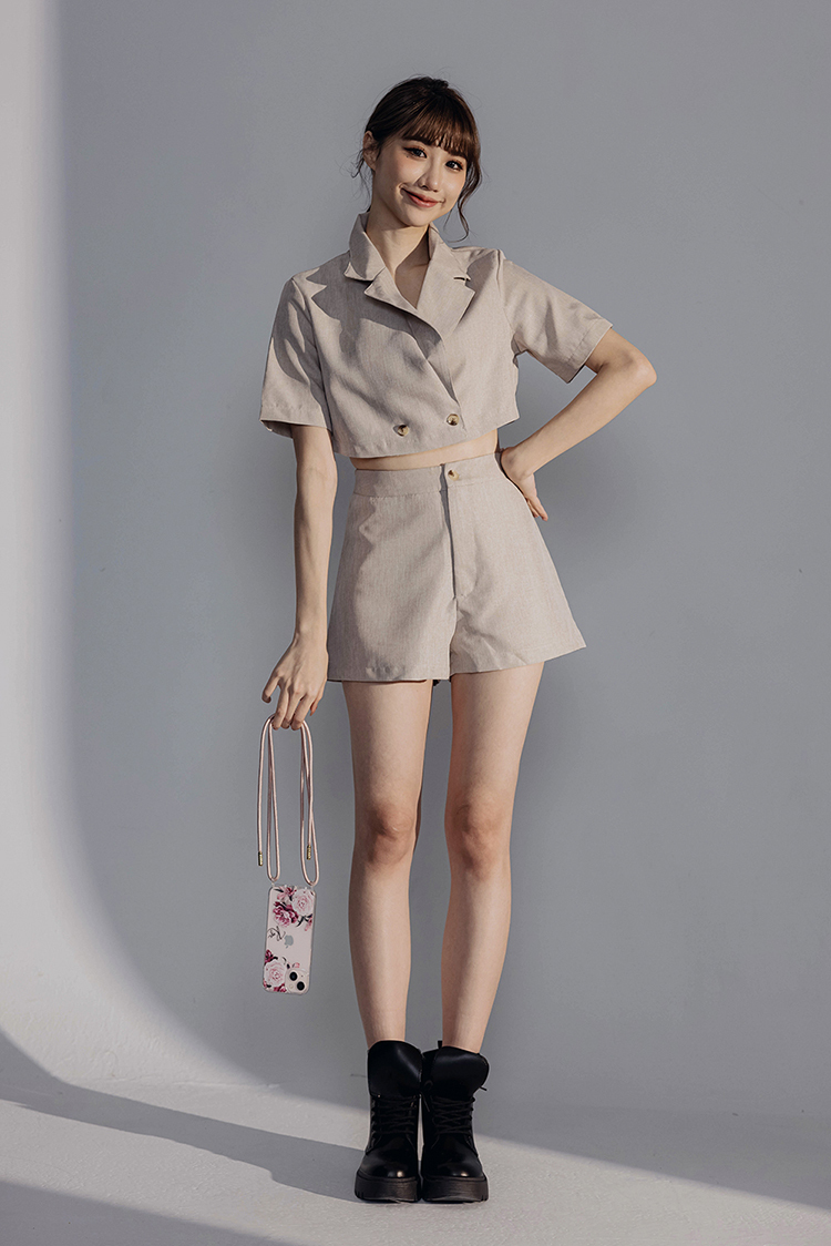 玫粉玫瑰 - (客製化) iPhone透明掛繩手機殼