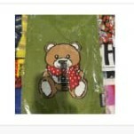 [S] MOSCHINO TEDDY SCIARPA,OLIVE, 8056860015267 (SM503)