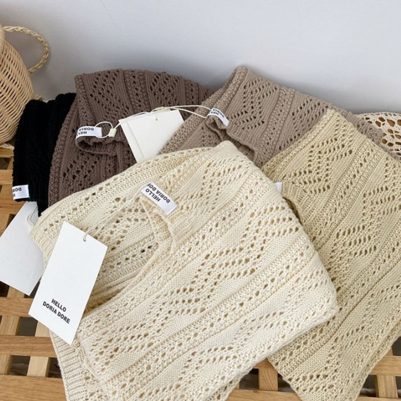 【零碼出清不退換】綁帶式鋸齒鈎花針織披肩