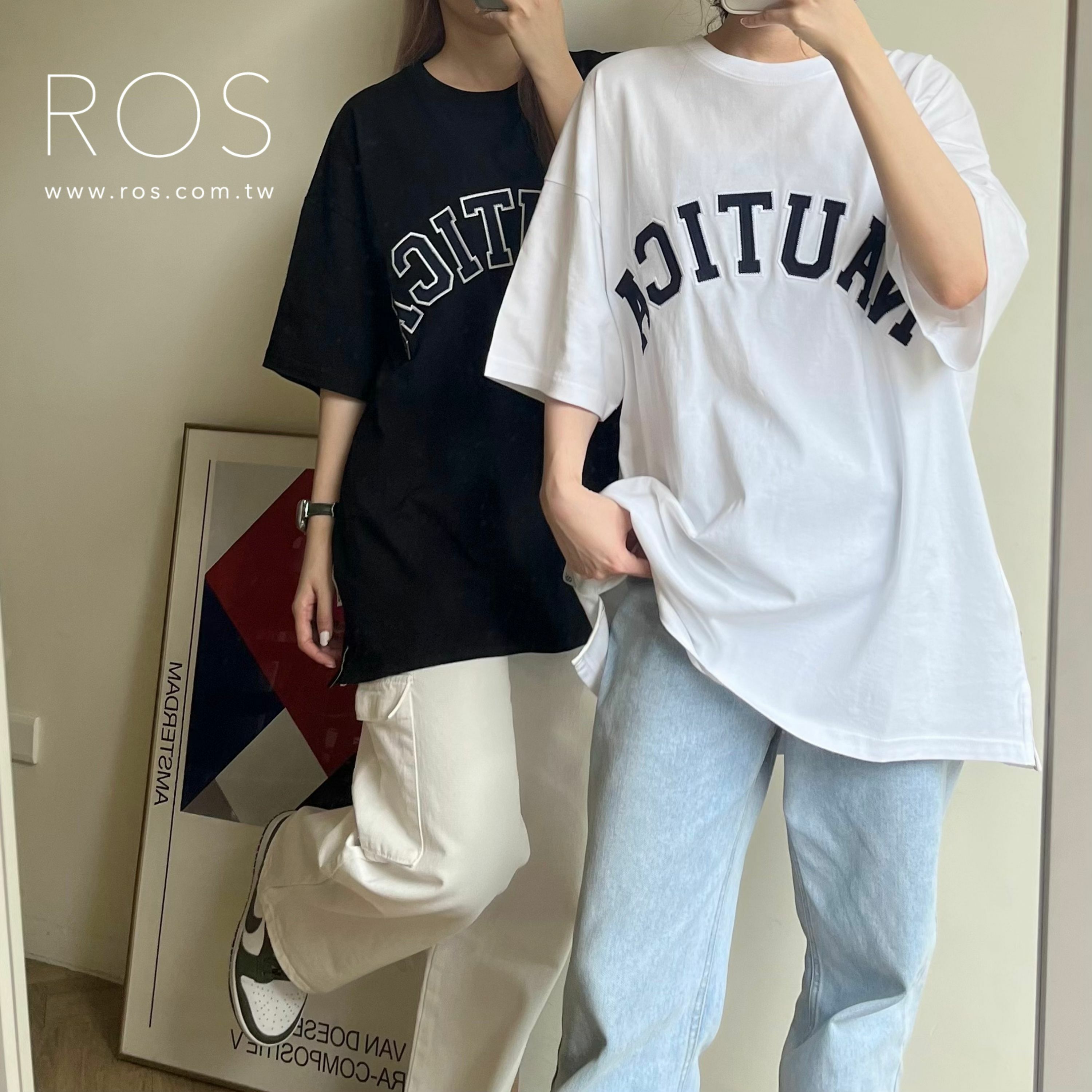 Nautica Logo字體短T (4colors)