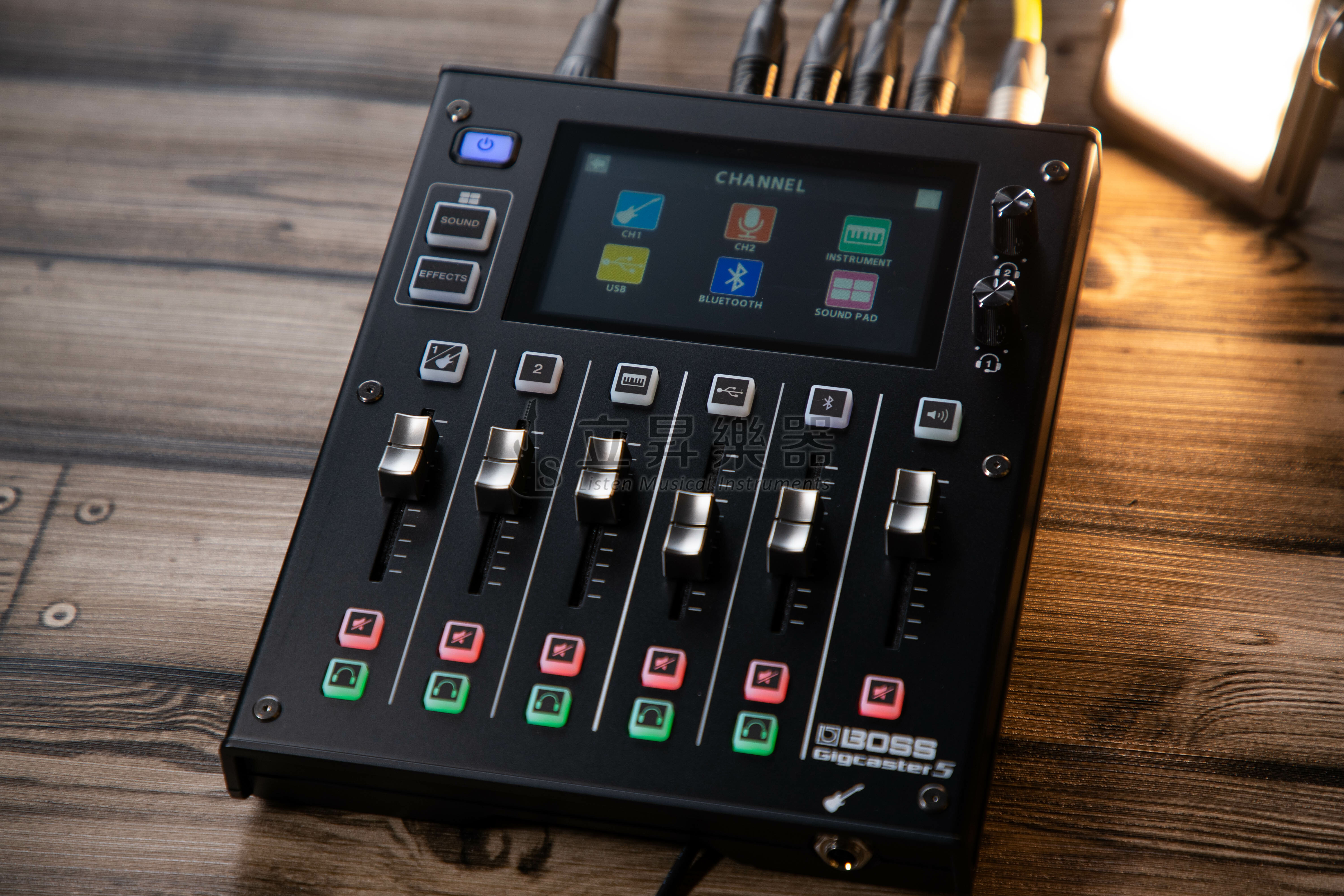 BOSS Gigcaster 5 GCS-5 串流混音器 錄音介面 Audio Streaming Mixer 4.3吋彩色觸控螢幕