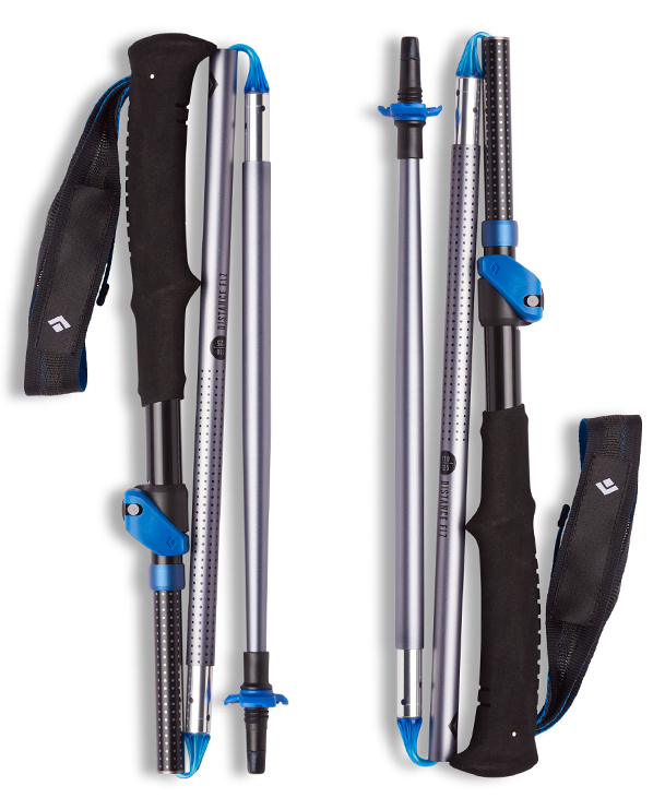 【Black Diamond】DISTANCE FLZ POLES 鋁合金摺疊登山杖 錫灰 /1100112533