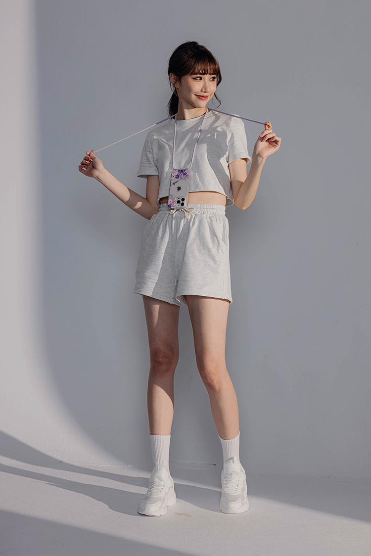 紫色叢林 - (客製化) iPhone透明掛繩手機殼