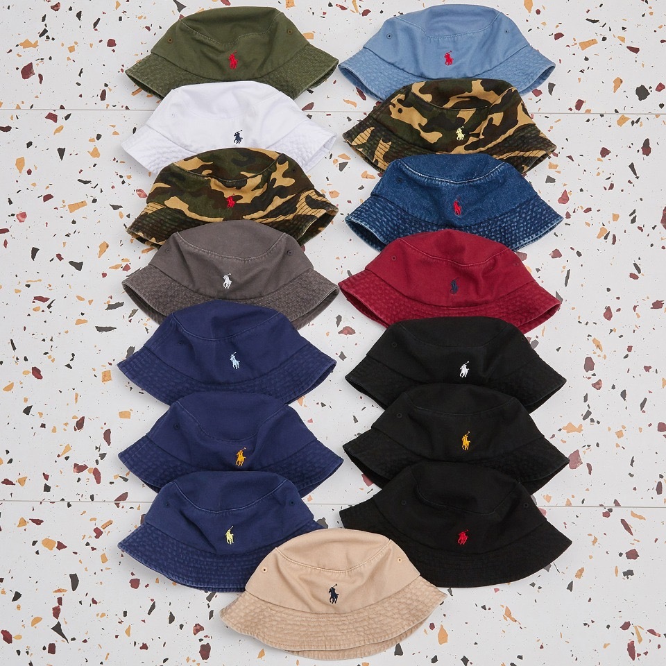 POLO Ralph Lauren 小馬漁夫帽 實拍 (15色)