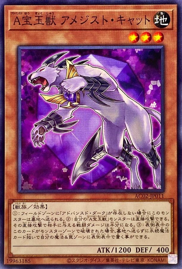 AC02-JP011 A宝玉獣 アメジスト・キャット
