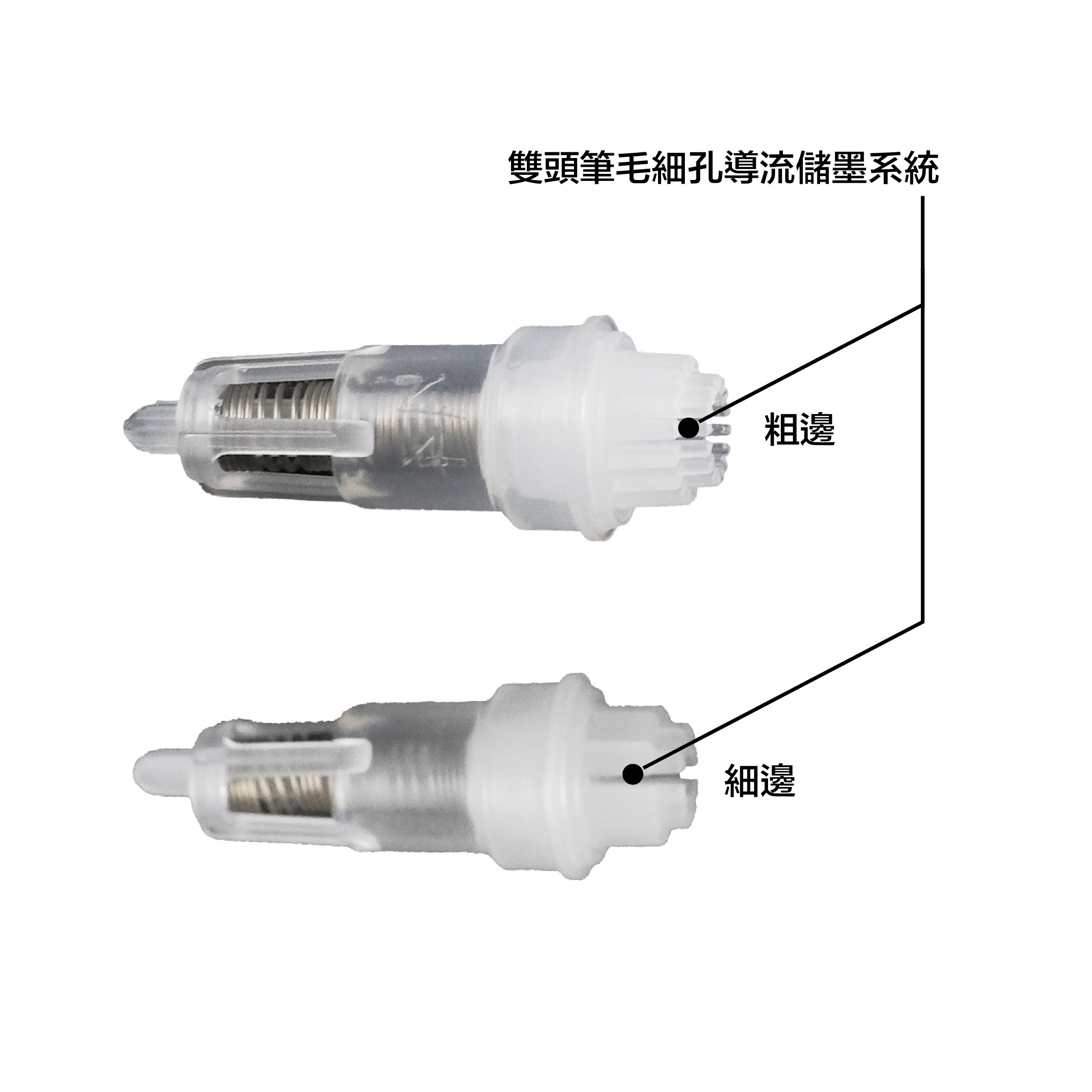 Empty 224EM 雙頭空筆管 1.5mm&2mm/5ml