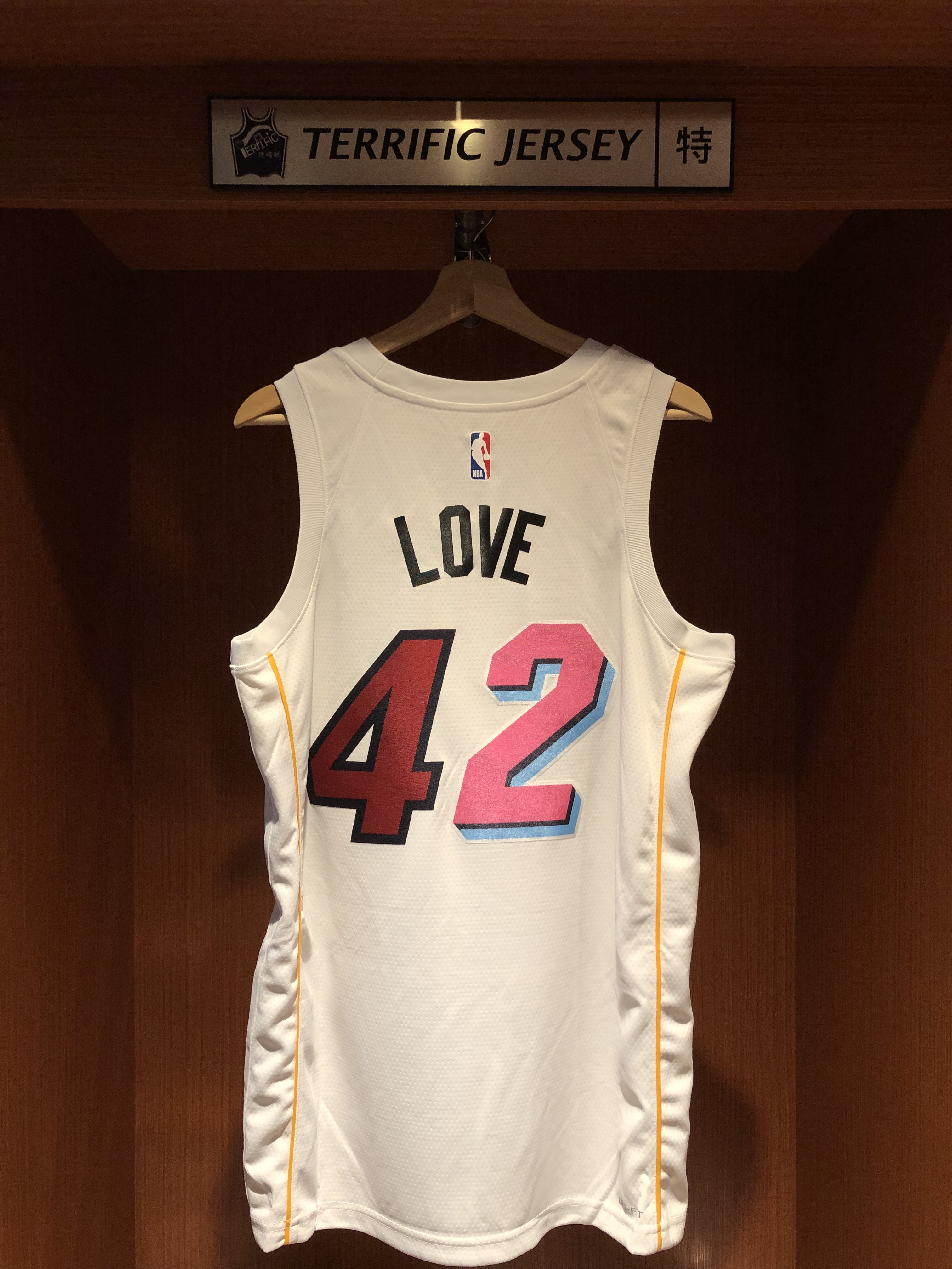 NBA球衣 Kevin Love 邁阿密熱火城市 City Nike Swingman 球迷版 熱轉印 含贊助商標 全新