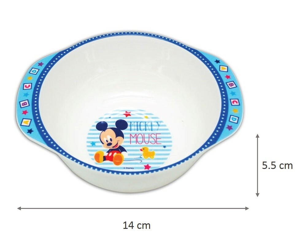 迪士尼米奇  5.5 雙耳碗連手柄(科學瓷)
