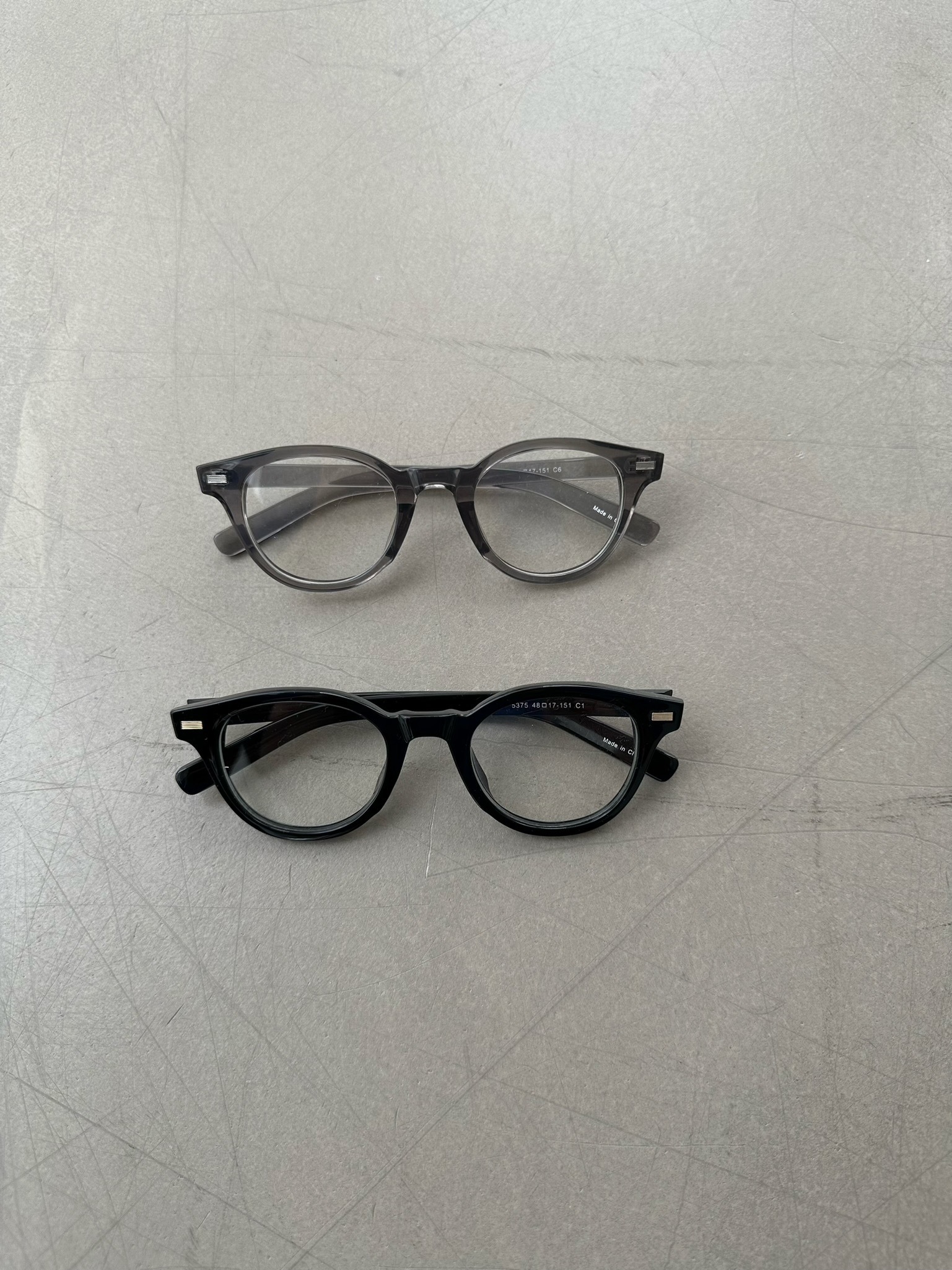 平光膠框眼鏡 👓