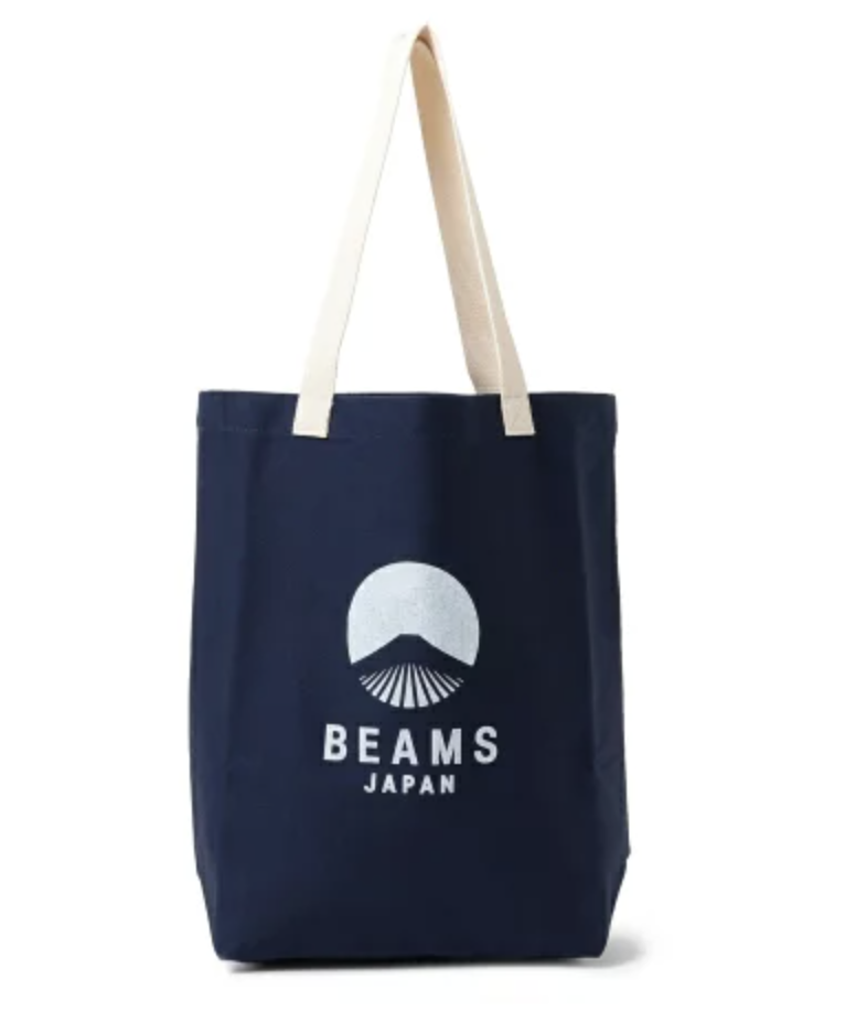 日本製 【別注】evergreen works × BEAMS JAPAN 富士山 LOGO TOTE BAG