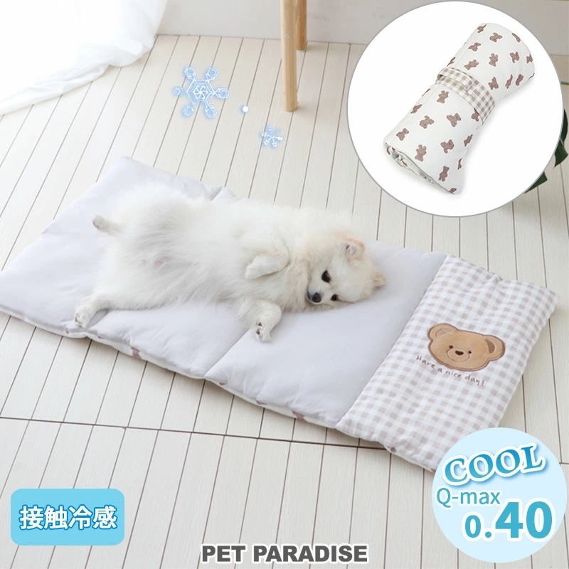 【Pet Paradise】Coolmax Bear Roll Cool Mat（90*45cm)